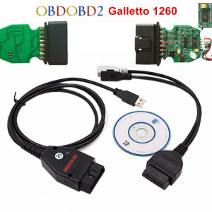 Galletto 1260 ECU diagnosztikai kábel EOBD OBD2 Programmer Flasher Tunning