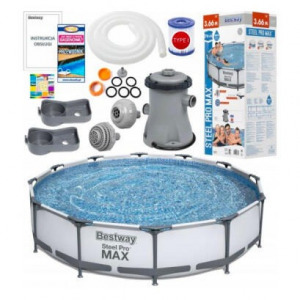 Bestway Steel Pro Max Ground Pool fémvázas medence - 366 x 76 cm