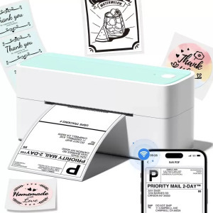 Phomemo vezeték nélküli hőcímke nyomtató (10,16 × 15,24 cm)