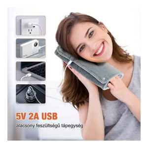 Fűthető kéz-, test- és derékmelegítő USB-vel, 5V 2A -LS123