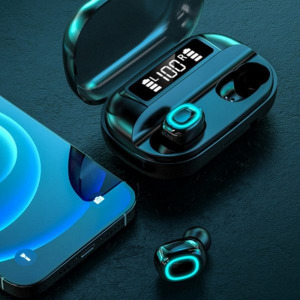 A42 tws bluetooth 5.0 fülhallgató lcd kijelzős töltőtokkal