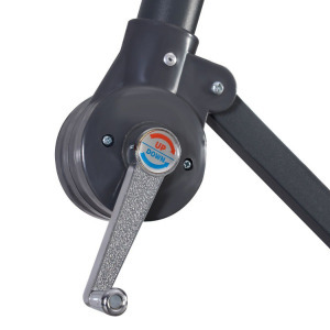 Függő napernyő 2,8 m, világos zöld