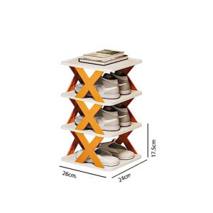 Cipőtároló, rendszerező 4 soros kék