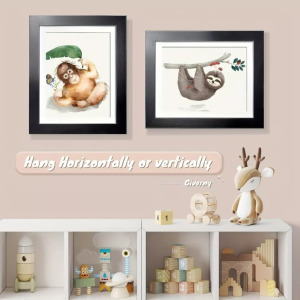 Gyermekrajz tároló képkeret A4 fekete