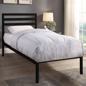 Bella fém ágykeret 90x200, fekete