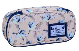 Hash madaras hátitáska púder színű + tolltartó