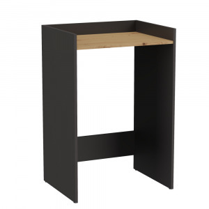 Riano MIX Pola NP fürdőszoba szekrény, 64x97.5x50 cm, antracit-tölgy