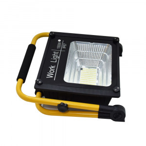 Napelemes led-munkalámpa / hordozható, távirányítóval - 150W